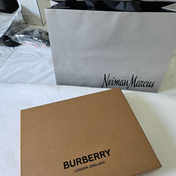 Neimans Authentic Set of 2 Kids Burberry Shirts w/ Box Hangers Bag Ret. $370 + - Picture 2 of 8